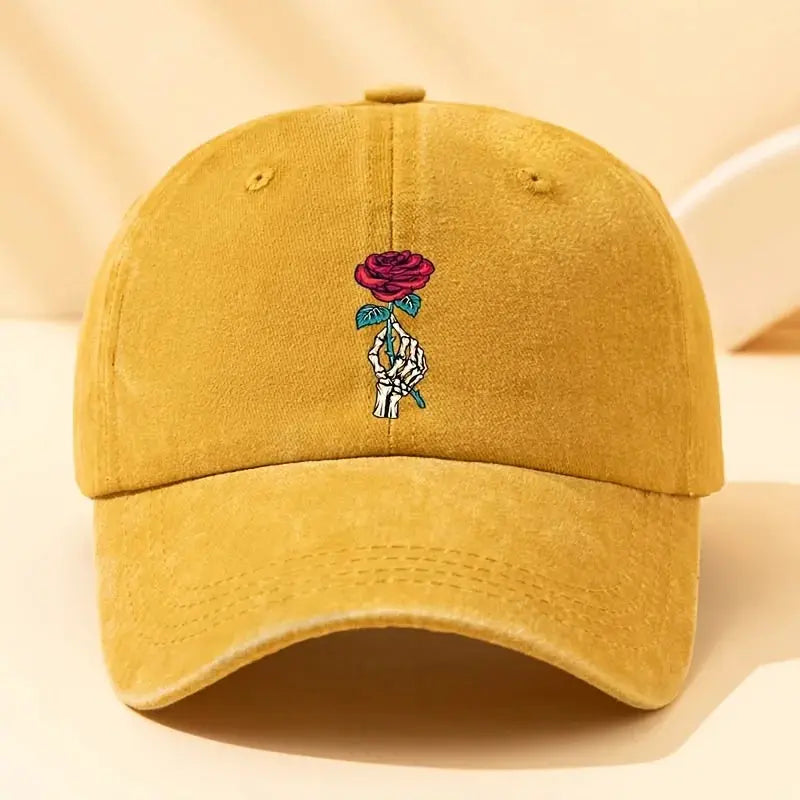Casquette Motif - Rose