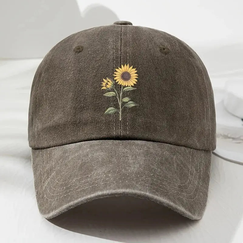 Casquette Motif - Tournesol 