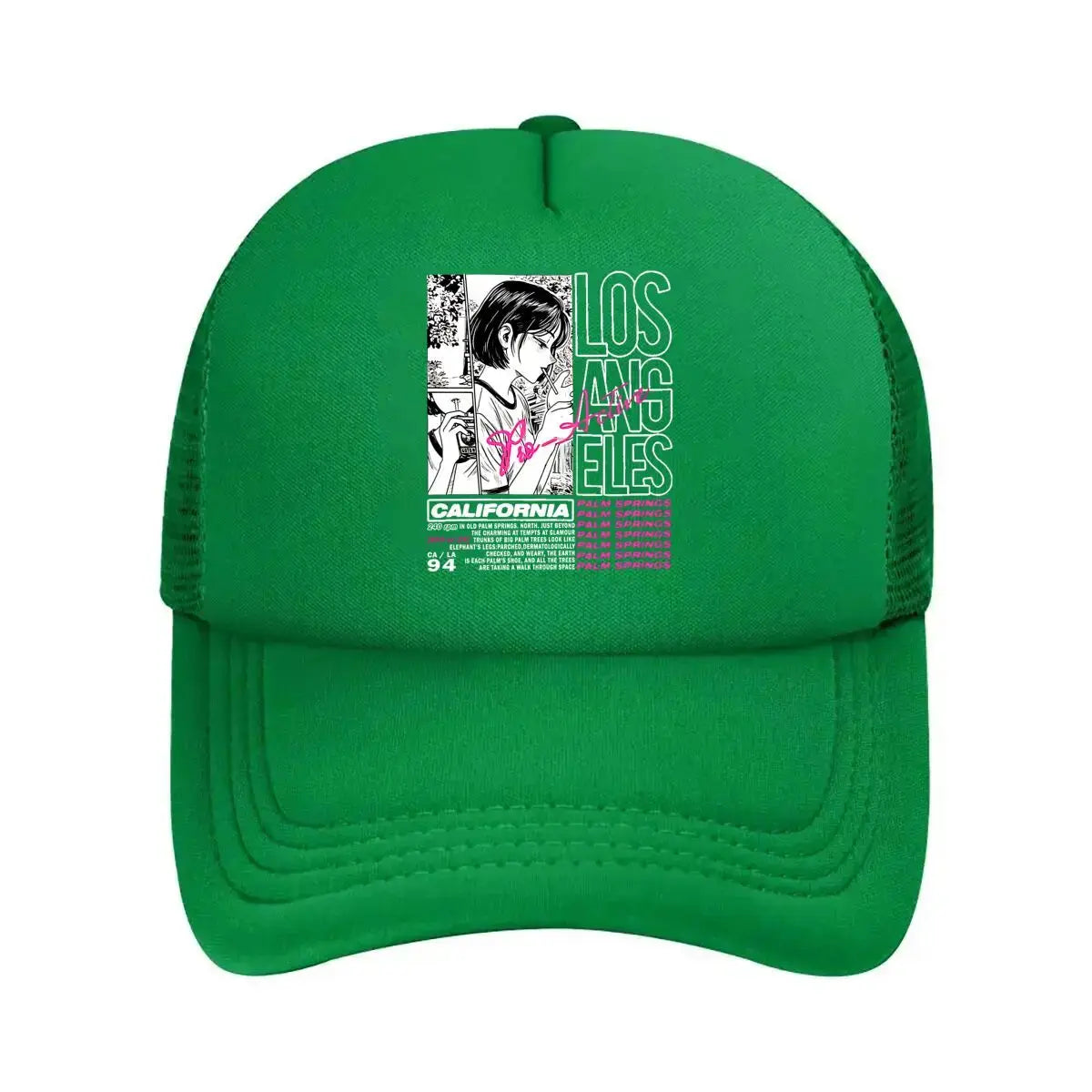 Casquette Filet - Anime Girl Los Angeles Caporia