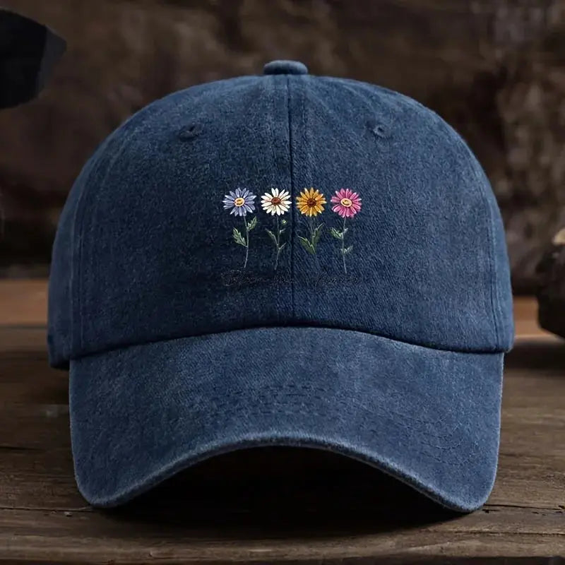 Casquette Motif - Floral Multicolore Caporia