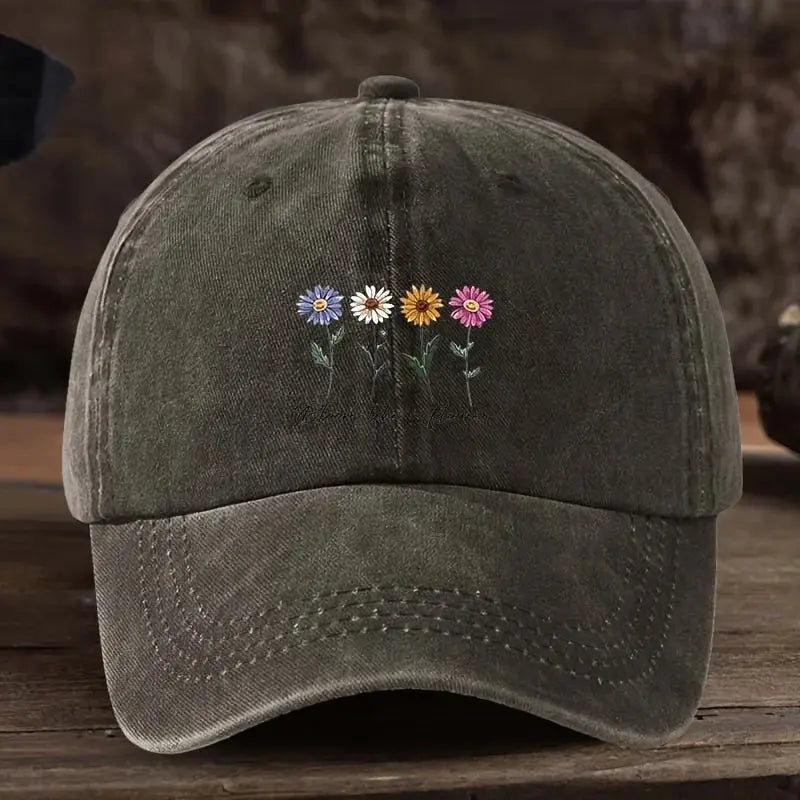 Casquette Motif - Floral Multicolore Caporia