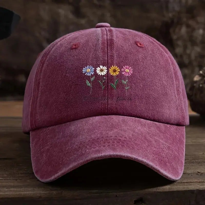 Casquette Motif - Floral Multicolore Caporia