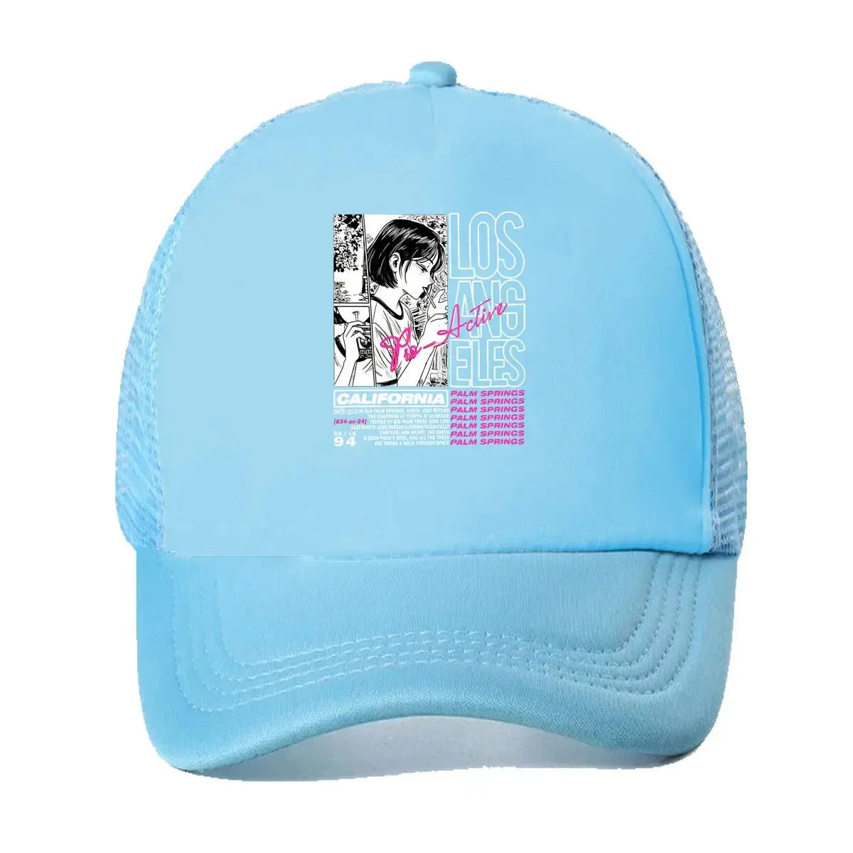 Casquette Filet - Anime Girl Los Angeles Caporia
