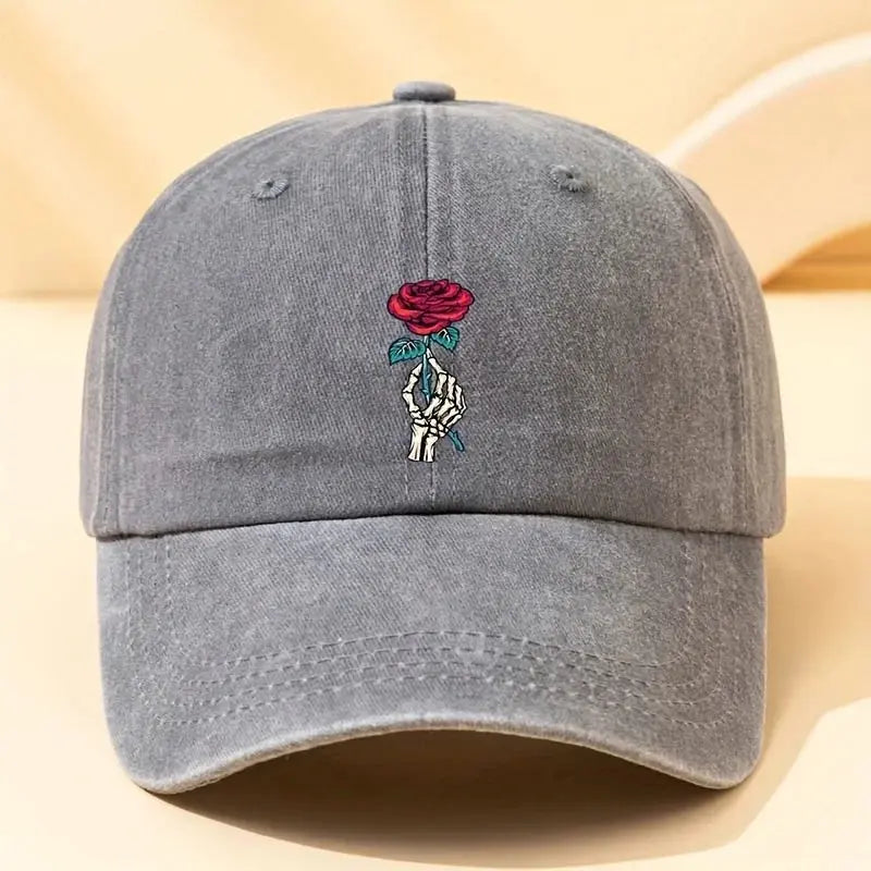 Casquette Motif - Rose Caporia