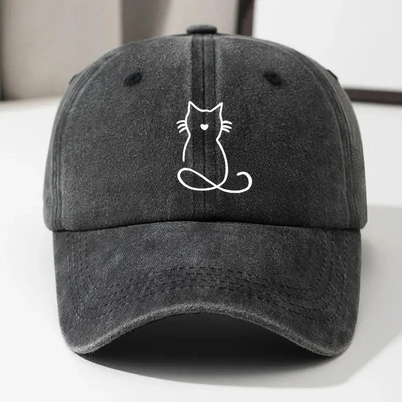 Casquette Imprimé - Chat Caporia