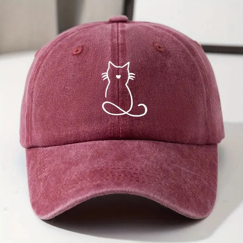 Casquette Imprimé - Chat Caporia