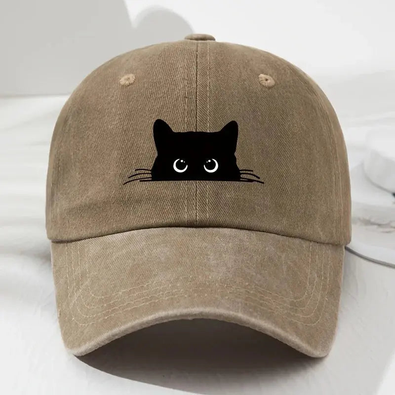 Casquette Imprimé - Chat Noir Caporia