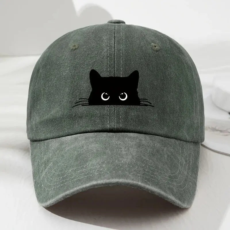 Casquette Imprimé - Chat Noir Caporia
