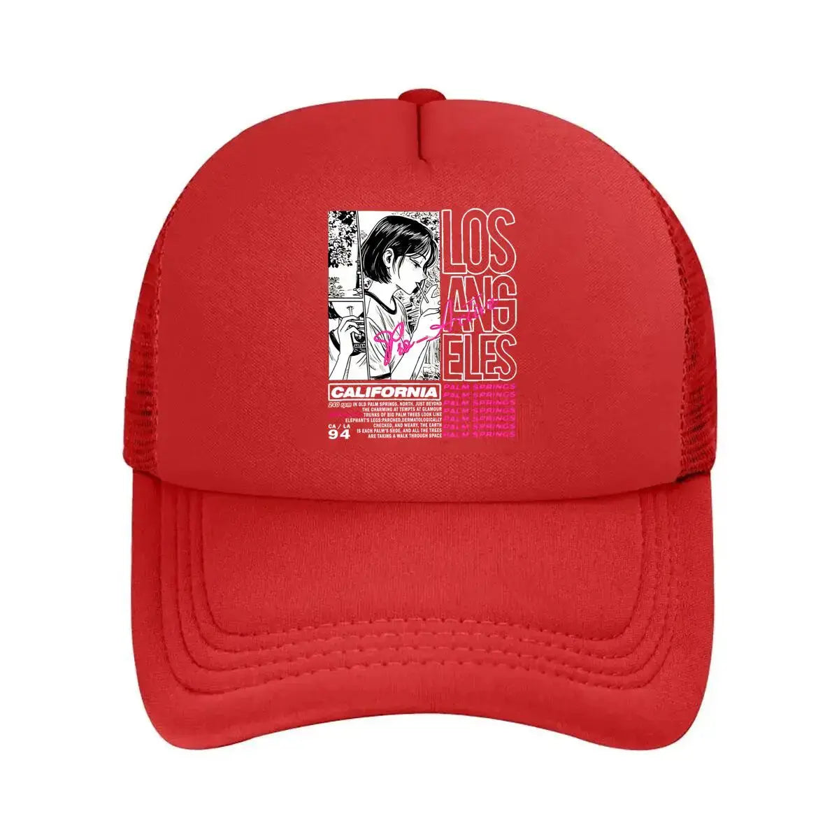 Casquette Filet - Anime Girl Los Angeles Caporia