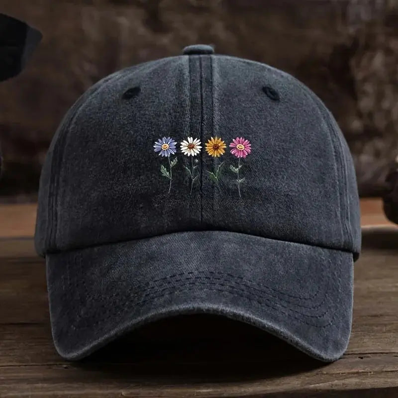 Casquette Motif - Floral Multicolore Caporia