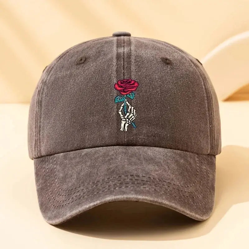 Casquette Motif - Rose Caporia