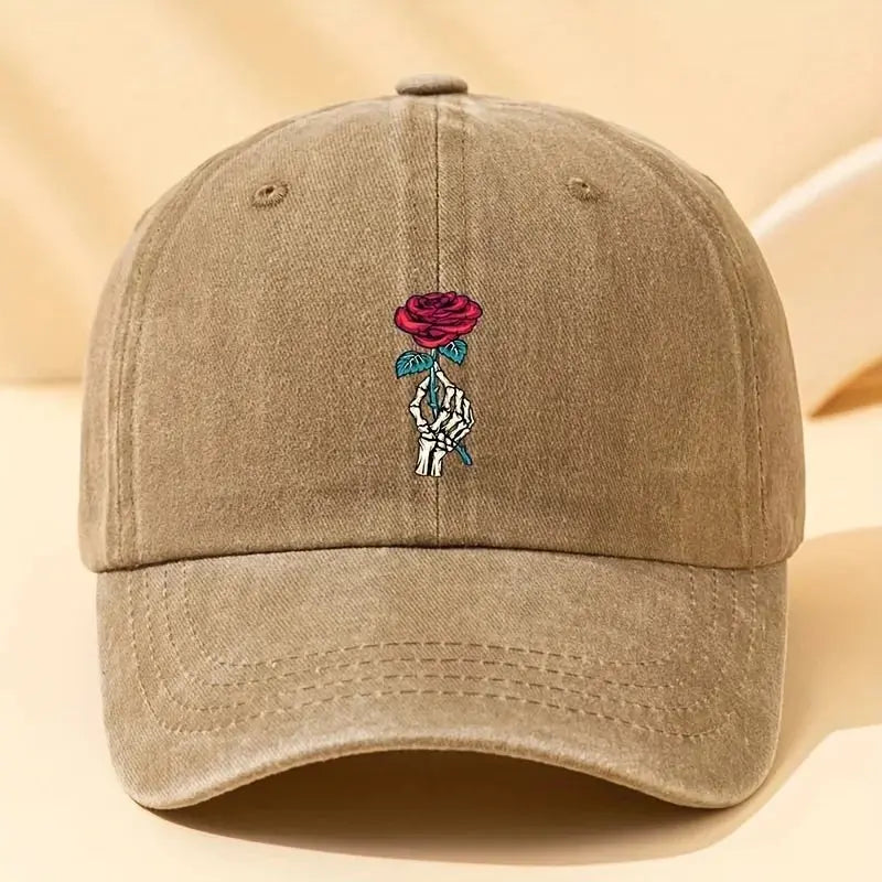 Casquette Motif - Rose Caporia