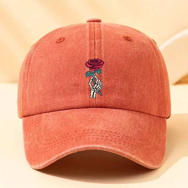 Casquette Motif - Rose Caporia