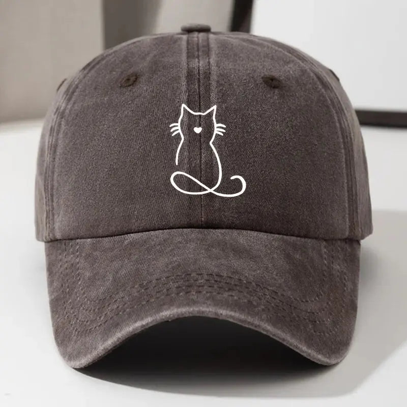 Casquette Imprimé - Chat Caporia