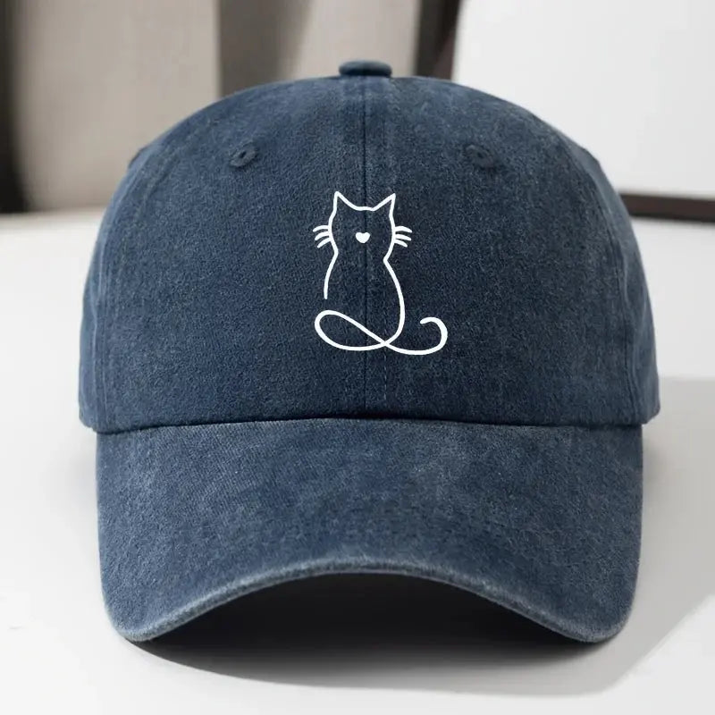 Casquette Imprimé - Chat Caporia