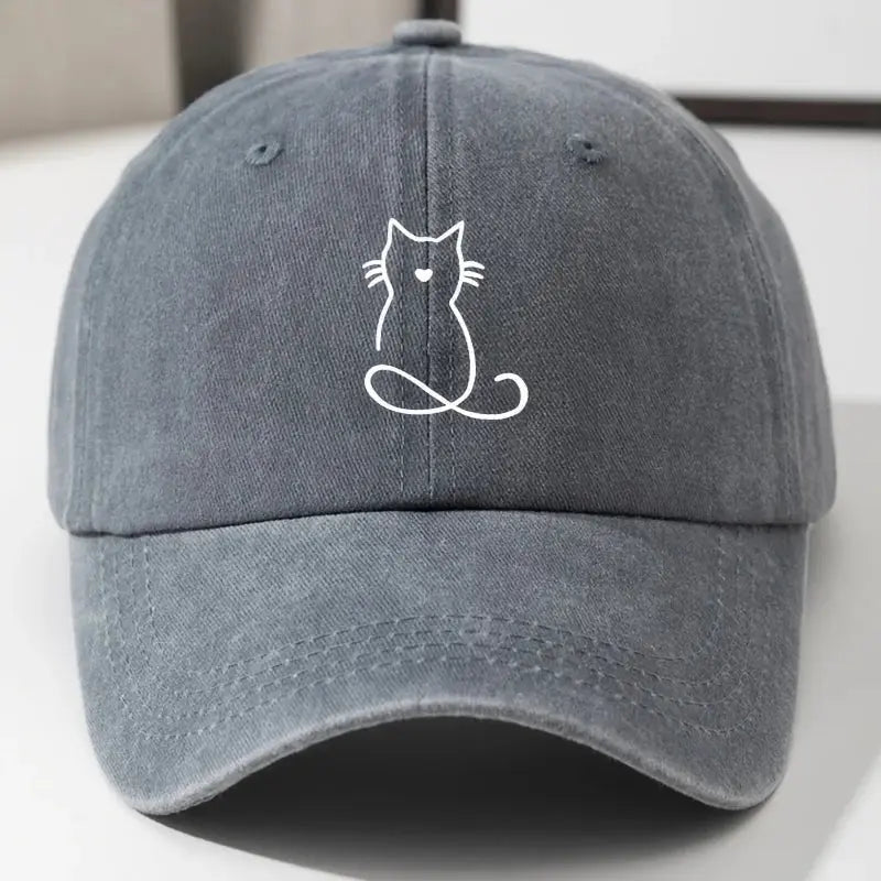 Casquette Imprimé - Chat Caporia