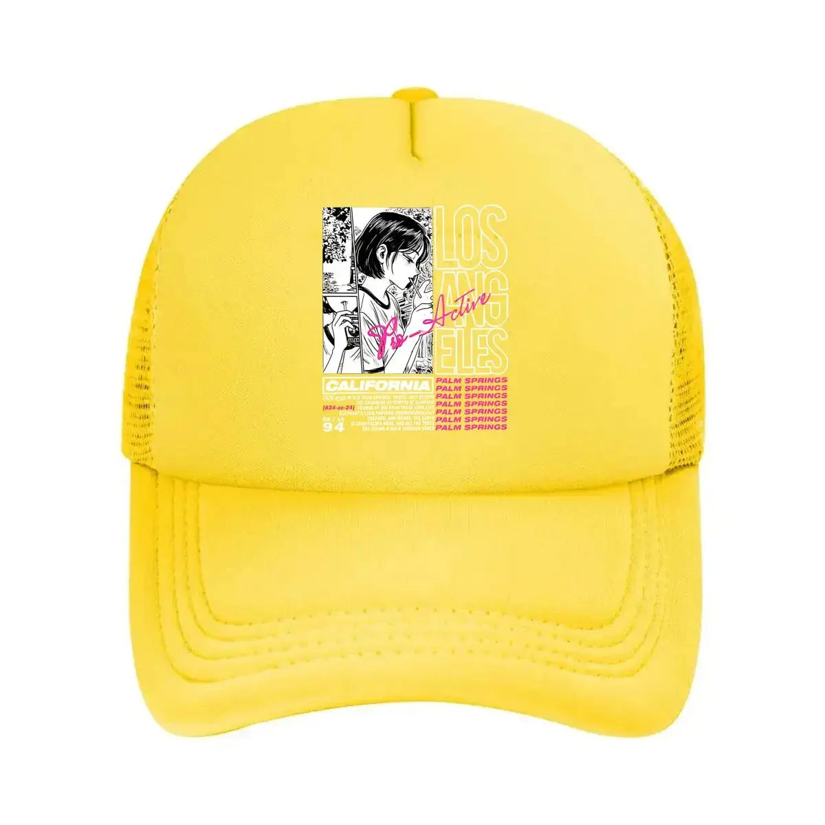 Casquette Filet - Anime Girl Los Angeles Caporia