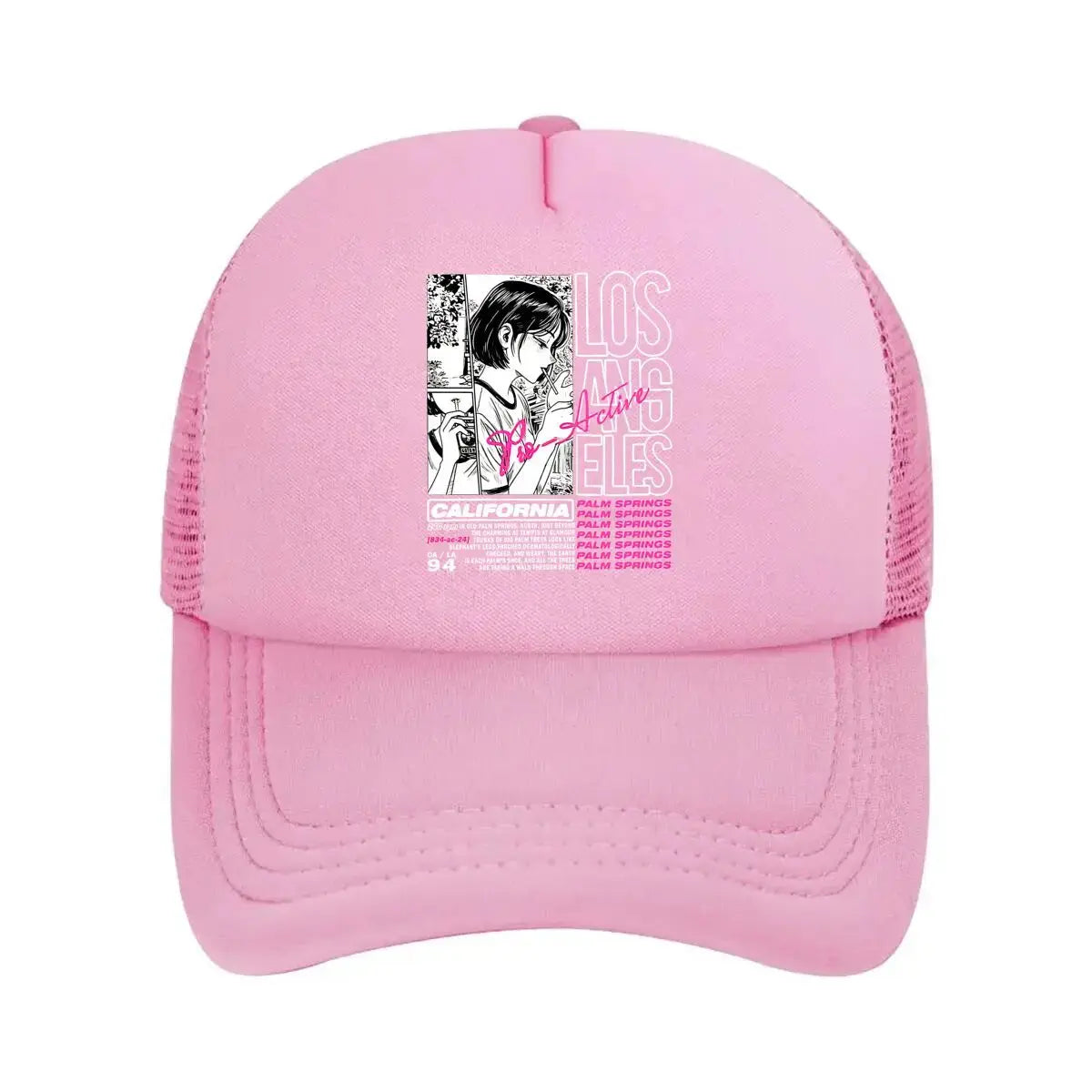 Casquette Filet - Anime Girl Los Angeles Caporia