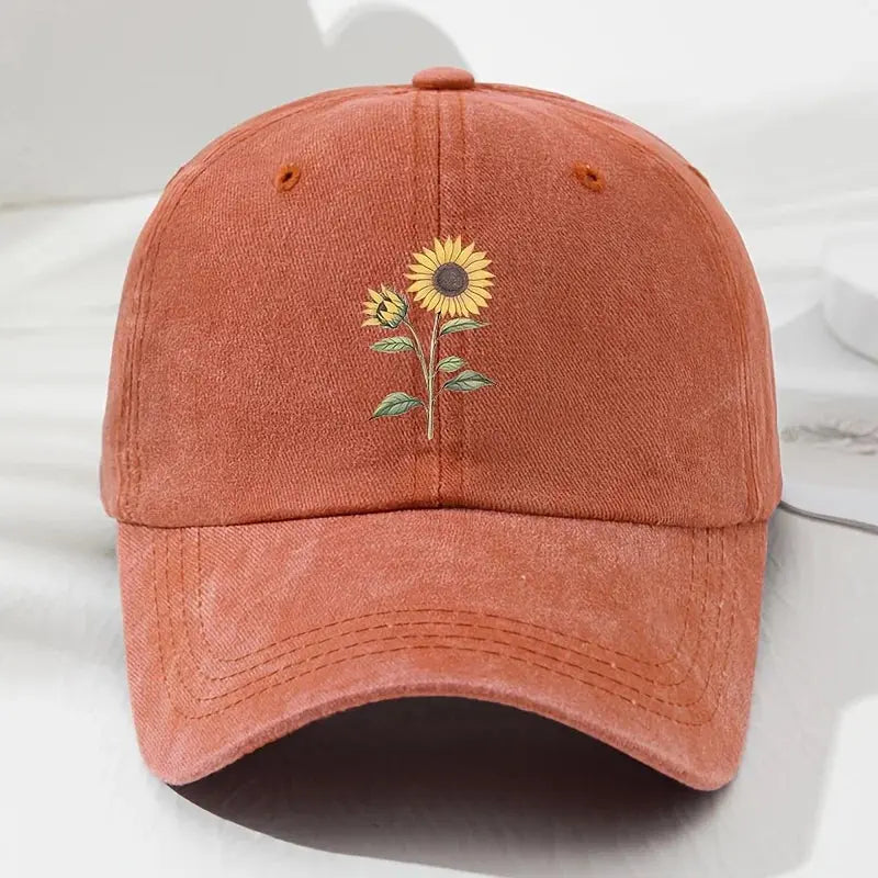 Casquette Motif - Tournesol Caporia
